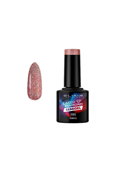 Elixir LASER DIAMOND SEMI GEL (ΗΜΙΜΟΝΙΜΟ ΒΕΡΝΙΚΙ) -1191 (SUNRISE) 8ML
