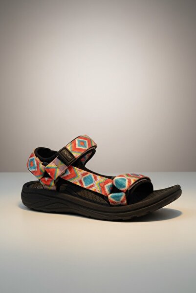 Modayak ENODIA 9013 BLACK & KILIM OUTDOOR DAILY ΓΥΝΑΙΚΕΙΑ ΣΑΝΔΑΛΙΑ
