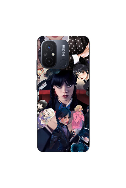 OEM Husa compatibila cu Xiaomi Redmi 12C Silicon Gel Tpu Model Wednesday Adda...