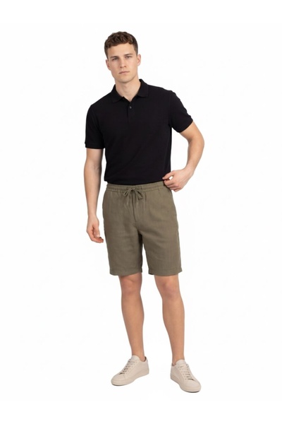Loft Men's Combed Cotton Shorts Lf2029713 Khaki