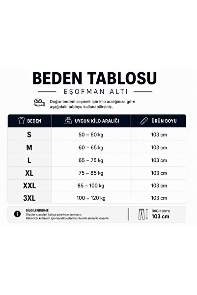 Miyalon Erkek Klasik Kesim Pamuklu Rahat Kalıp Baggy Eşofman Altı