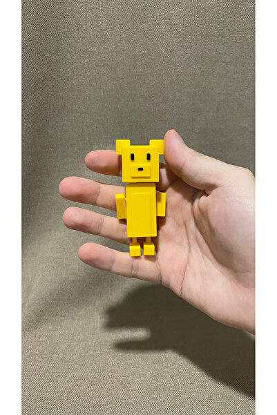 3D Ekspres Super Bear Adventure Golden Bear Figür Oynar Eklemli Figür Süper Ayı 8 Cm
