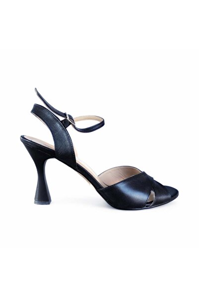 Hayati Arman Women's Genuine Leather Ankle Buckle Thin Heeled Evening Dress S...