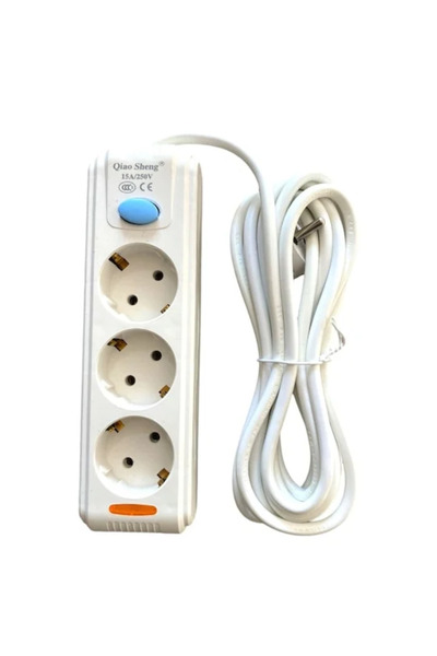 Zenorius Prelungitor Electric 3m cu 3 Prize, Buton Pornire/Oprire Engros