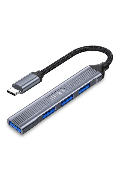 JINGHUA Type-C 4 Port USB Hub Çoklayıcı, 1 USB 3.0 ve 3 USB 2.0 Girişli OTG A...