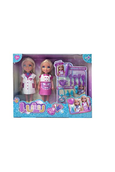 Lulu Fashion - 5" Doll with baking and medical set