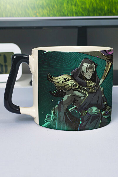 ZipZap Hades Printed Ceramic Luxury Mug (1 Piece) Special Black Handle Wave H...