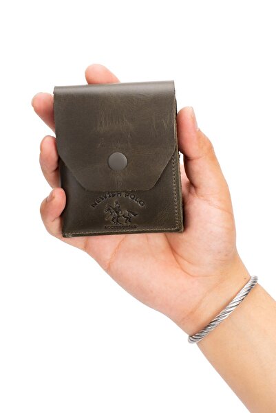 Newish Polo Viral Genuine Leather Wallet and Card Holder
