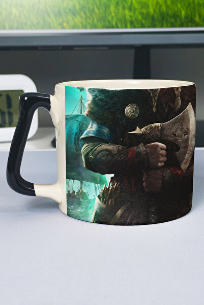 ZipZap Assasin's Creed Printed Ceramic Luxury Mug (1 Piece) Special Black Han...