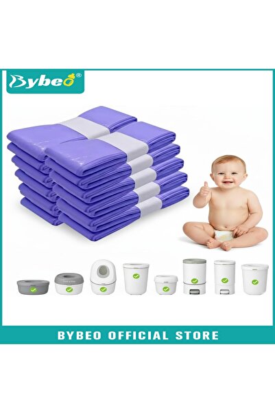 BYBEO 10 عبوات من أكياس إعادة تعبئة سلة الحفاضات، أكياس نفايات الأطفال، أكياس...
