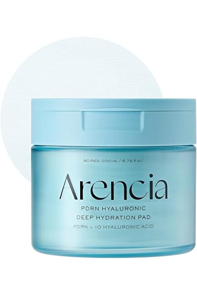 Arencia PDRN Hyaluronic Deep Hydration Toner Pads, 90 Count, 6.76 fl. oz, wit...