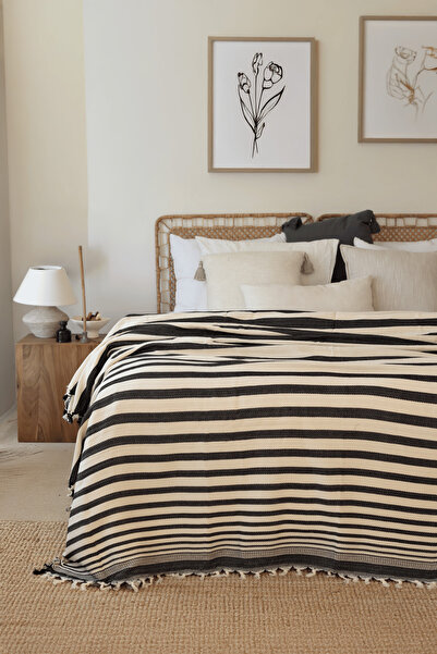 COMO HOME Zebra Model Bedspread/ Pike/ Sofa Cover 130X180 cm