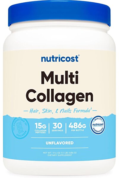 Nutricost Multi Collagen Protein Complex (Unflavored, 30 Servings) - Suppleme...