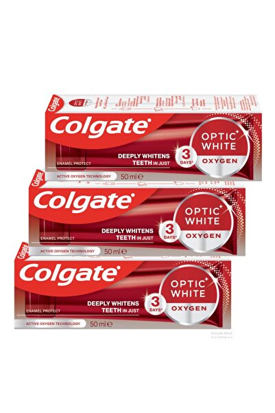 Colgate Palmolive معجون أسنان اوبتك وايت من كولجيت، بتقنية الأكسجين النشط، لأ...