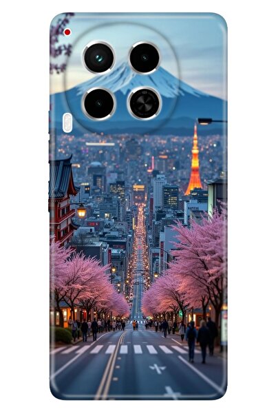 TECNO Camon 30 (CL6) Kılıf Tokyo Temalı Desenli Darbe Emici Silikon