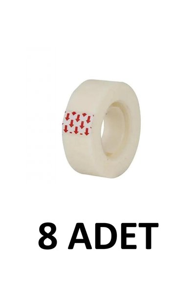 KRAF 8 Adet Görünmez Bant 19mm X 33mt Aydınger Bant