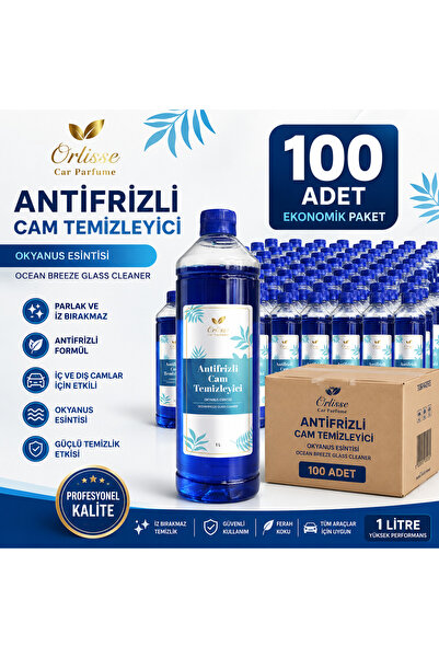 Orlisse Antifrizli Cam Temizleyici Okyanus Esintisi 1 Litre x 100 Adet – Tica...