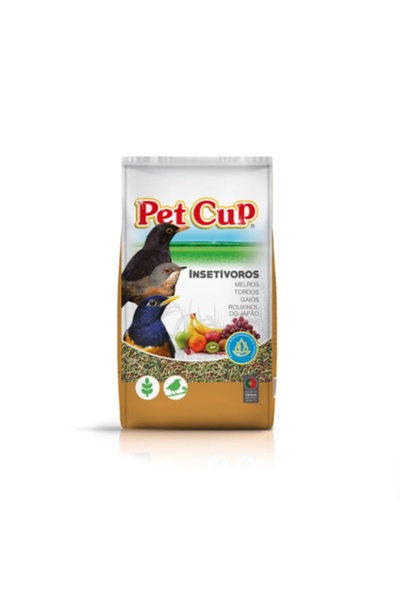 PETCUP Pet House Balanced Food for Finches and Parrots with Dried Fruits 750g