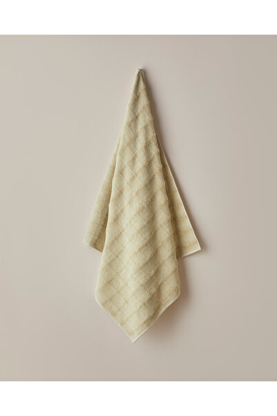 LC Waikiki Nevavm Farkıyla Bubble Cotton Bath Towel 70X140 cm Light Green