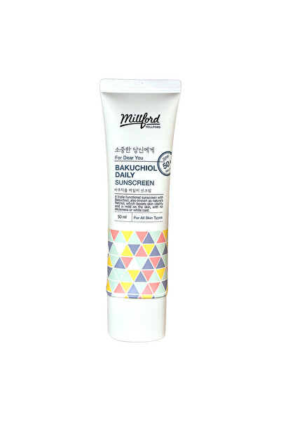 Millford Day cream with sun protection, Bakuchiol Daily Sunscreen, 50 ml