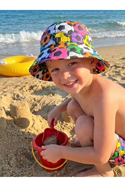 PIECE SIGNATURE Bucket Hat for Children Aged 3-6 - Quick-Drying Summer Hat wi...