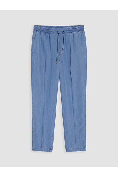 LC Waikiki Nevavm Mom Fit Women's Jean Pants with Elastic Waist and Differenc...