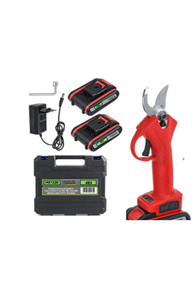 UNİBOX Foarfeca electrica de gradina, 2 acumulatori Li-Ion 48V, 5Ah, lama SK5...