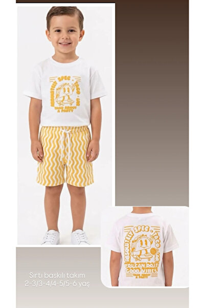 MAHLA Back-Printed Single Jersey Boys' Set