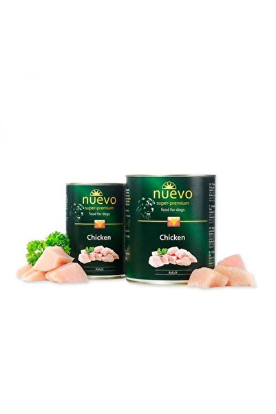 nuevo Hrană umedă pentru câini adulți, cu carne de pasăre, 6 x 400g/cutie