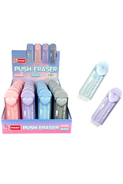 Mikro Sliding Eraser Er-3212 - 2 Pieces