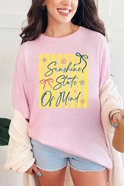 Sarah's Boutique Women's T-shirt – 100% cotton – Sunshine Stripes