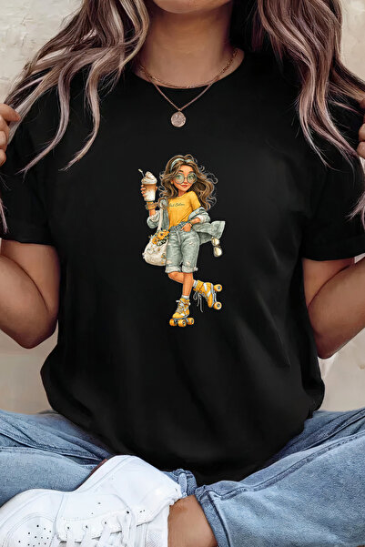 Sarah's Boutique Women's T-shirt – 100% cotton – Roller Girl