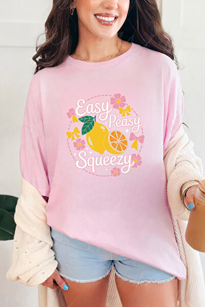 Sarah's Boutique Women's T-shirt – 100% cotton – Citrus Peasy