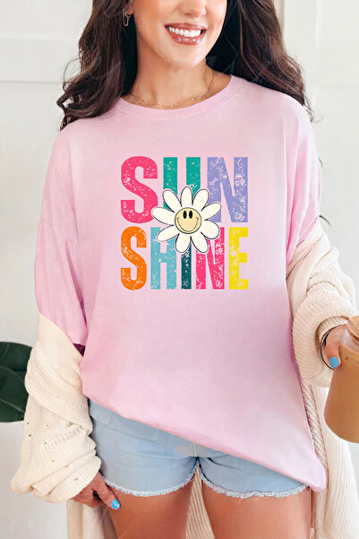 Sarah's Boutique Women's T-shirt – 100% cotton – Sunshine Daisy