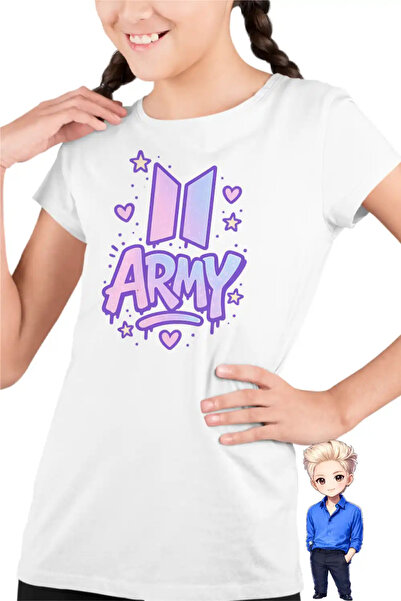 OEM Tricou Copii Fete BTS Army K-Pop