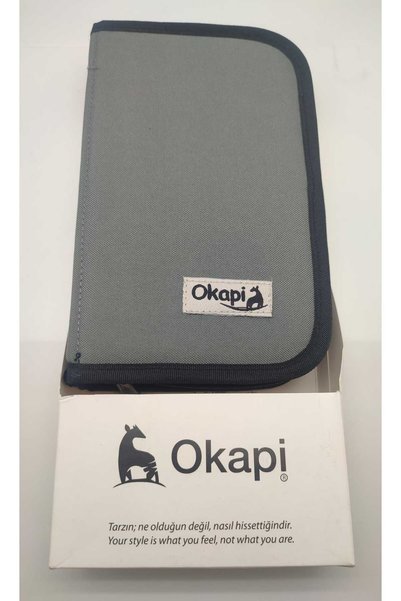 Okapi (OKP-123/R) KALEM ÇANTASI GRİ