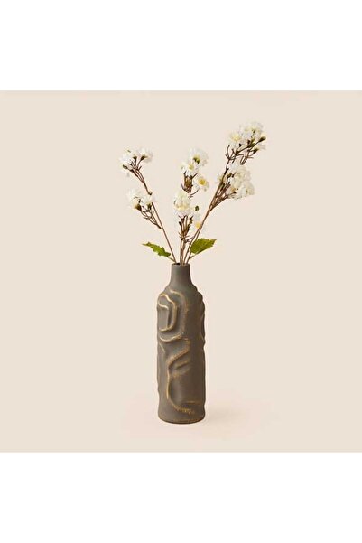 Evidea Deco Kiraz Yapay Dal Çiçek - Beyaz - 64 cm