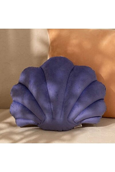 Evidea Soft Midye Kırlent - Lacivert - 40x35 cm