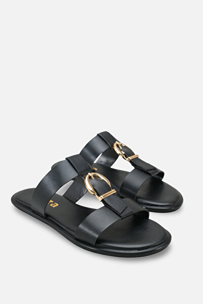 Liza Shoes GÜLÇİN Дамски чехли с предно закопчаване A035-K75