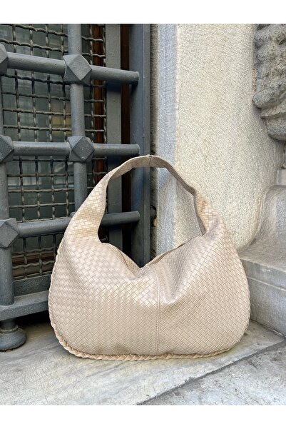 ELYSORA BAG&ACCESSORIS Knitted Detailed Casual Women's Handbag and Shoulder Bag