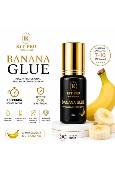 KIT PRO PROFESSIONAL Eyelash Extension Adhesive Kit Pro – BANANA 5g – 1 sec.