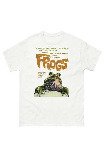 Grafftee Clothing Frogs Printed Unisex Oversize T-Shirt