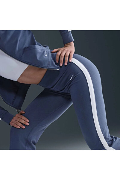 Nike Kadın Geniş Paça Şeritli penye yüksek belli Spor Eşofman Altı