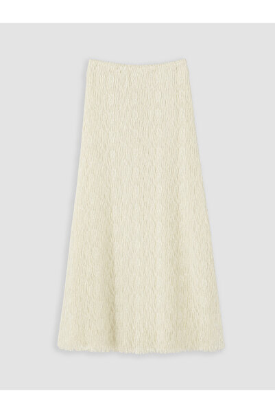 LC Waikiki Nevavm Lace Detailed A-Line Skirt with a Difference