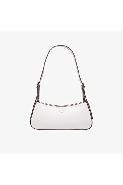Calvin Klein Small Kadın Beyaz El Çantası