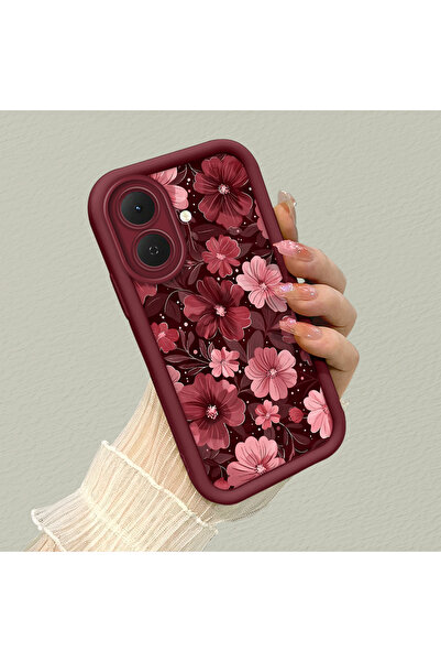 SLIMFELT Tecno Spark Go 2 Uyumlu Yüksek Kaliteli Çiçek Desenli, Düşmeye Dayan...