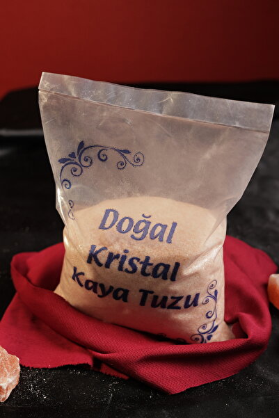 TUZCU KENAN Doğal Kristal Kaya Tuzu Öğütülmüş Sofralık Doğal Tuz 1 KG