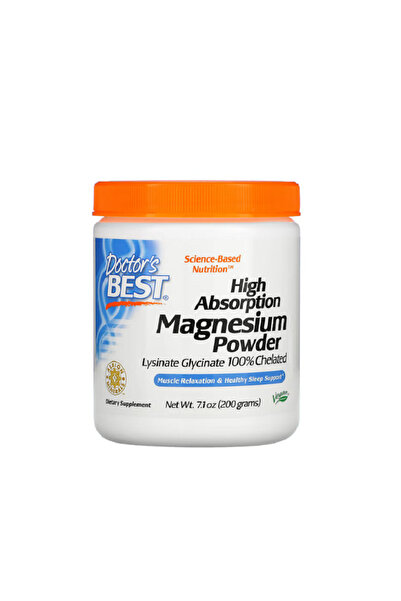 Doctor's Best Pudră de magneziu cu absorbție ridicată 200g