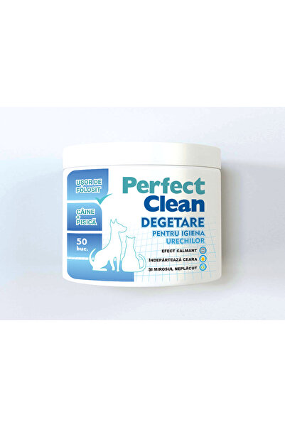 Perfect Clean - Degetar pentru igiena urechii, servetele umede 100 buc