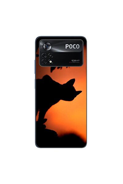 OEM Θήκη συμβατή με Xiaomi Poco X4 Pro από σιλικόνη gel TPU με σχέδιο Μαύρη Γ...